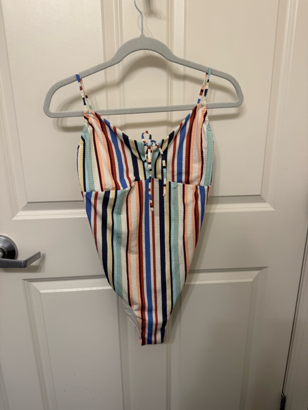 Rip Curl Striped Multi-Color One-Piece Swimsuit